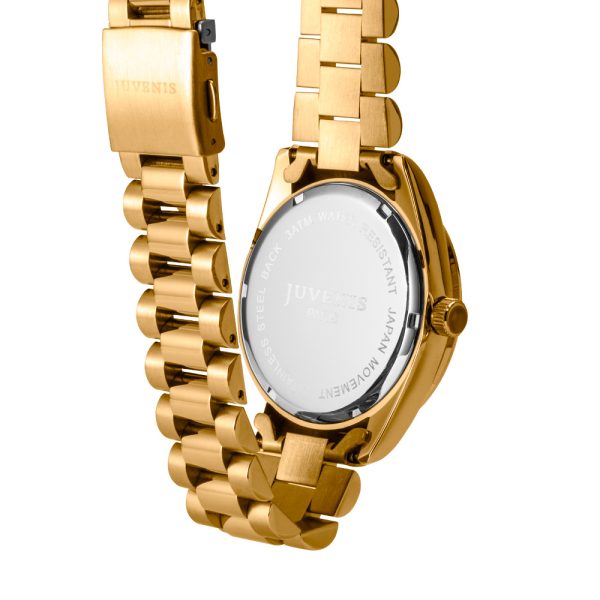 Juvenis Stainless Steel Analog Watch Gold Band